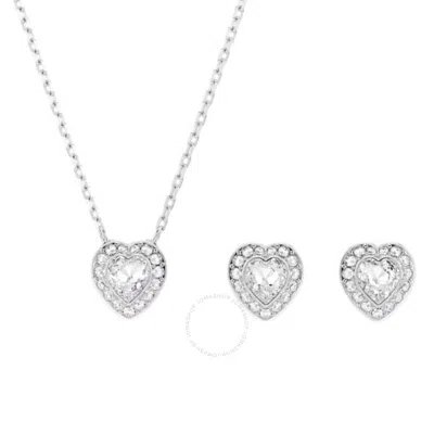 SWAROVSKI SWAROVSKI ARIANA GRANDE X SWAROVSKI HEART NECKLACE AND EARRING SET