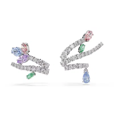 Swarovski Ariana Grande X  Stud Earrings In Multi