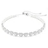 Swarovski Ariana Grande Crystal Heart Halo Tennis Choker Necklace, 11.75-17.375 In Weiss