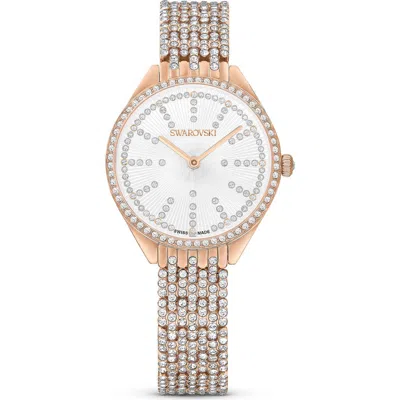 Swarovski Attract Bracelet Watch, 30mm In Gold