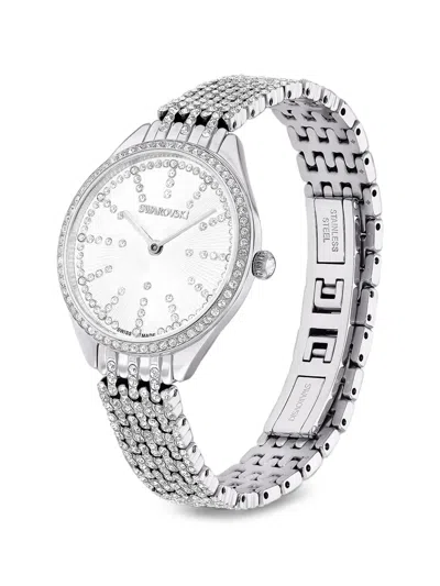 Swarovski Attract Crystal Bezel 32mm Watch In Metallic