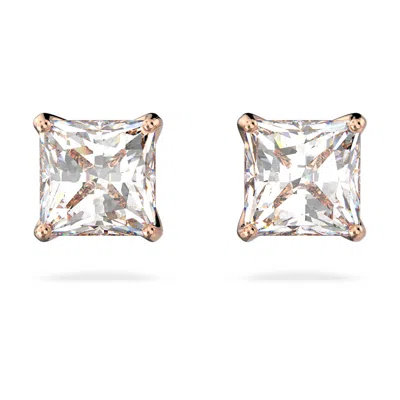 Swarovski Attract Stud Earrings In White