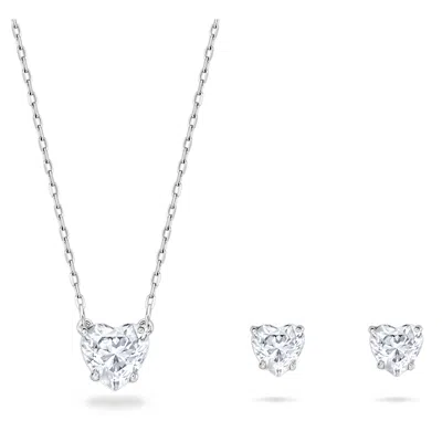 Swarovski Attract Set In White