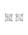Swarovski Attract Princess Stud Earrings In Silver