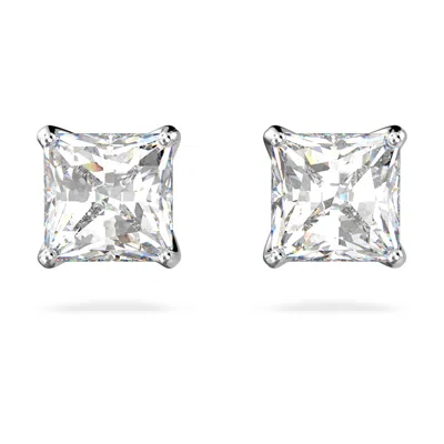 Swarovski Attract Stud Earrings In White