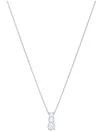 Swarovski Attract Trilogy Necklace With Pendant - In Gray