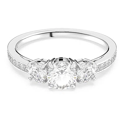 Swarovski Attract Trilogy Ring In Metallic