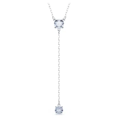 Swarovski Attract Y Necklace In Blue