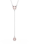 Swarovski Attract Y-necklace In Pink