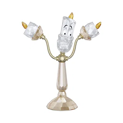 Swarovski Beauty And The Beast Collection Lumiere Crystal Figurine In White
