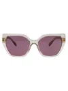 Swarovski Beige Trasparente Acetate Sunglasses