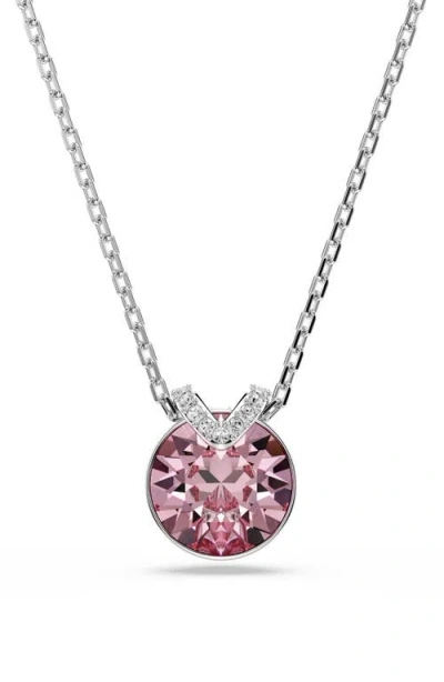 Swarovski Bella Crystal Pendant Necklace In Multi