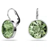 Swarovski Bella Drop Earrings In Green