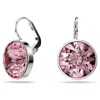 Swarovski Bella Drop Earrings In Pink