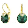 Swarovski Bella V Gold-tone Plated Drop Earrings In Gold