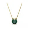 Swarovski Bella Gold-tone Plated V Pendant Necklace In Gold