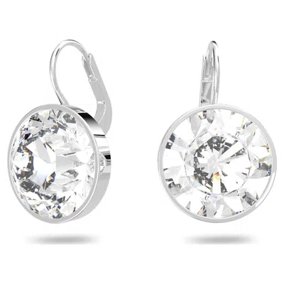 Swarovski Bella Mini Drop-ohrhänger In 白色
