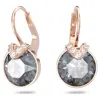 Swarovski Bella V Drop Earrings In Gray