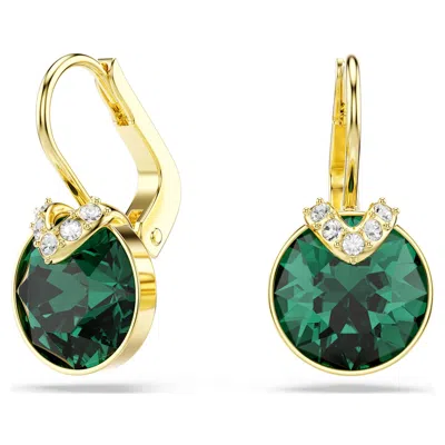 Swarovski Bella V Drop Earrings In Green