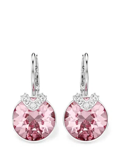 Swarovski Bella Crystal Drop Earrings In Brown