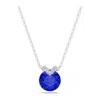 Swarovski Bella V Pendant Crystal Necklace In Blue