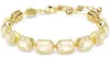 Swarovski Swaroski Millenia Gold-tone Plated Tennis Bracelet In Gold