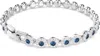 Swarovski Swaroski Una Angelic Rhodium Plated Tennis Bracelet In Metallic