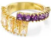 Swarovski Matrix Bypass Ring In Gold