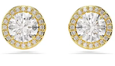 Swarovski Una Ohrstecker In Gold Tone