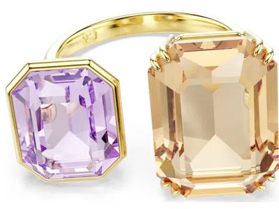 Swarovski Millenia Gemstone Ring In Gold