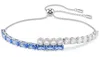Swarovski Matrix Rhodium Plated Bracelet In Metallic