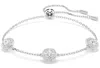 Swarovski Una Crystal Rondelle Angelic Chain Bracelet In Metallic
