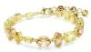 Swarovski Mixed Cuts Gold-tone Plated Gema Bracelet In Gold