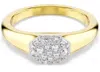 Swarovski Dextera Pave Crystal Cluster Ring In Gold