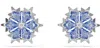 Swarovski Magic Stud Earrings In Blue