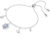 Swarovski Rhodium Plated Snowflake Magic Bracelet In Metallic