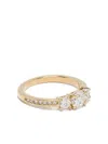 Swarovski Stilla Attract Round-cut Crystal Ring In Gold