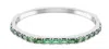Swarovski Matrix Baguette Cut Crystal Bangle In Multicolor