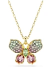Swarovski Idyllia Butterfly Pendant Necklace In Multicolor