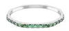 Swarovski Matrix Baguette Cut Crystal Bangle In Multicolor