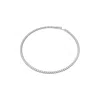 Swarovski Matrix Tennis Necklace In Silver/white