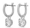 Swarovski Constella Huggie Hoop Earrings In Multicolor