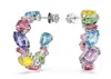 Swarovski Gema Crystal Hoop Earrings In Multicolor