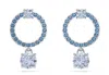 Swarovski Attract Drop Earrings In Multicolor