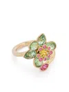 Swarovski Idyllia Open-ring In Multicolor
