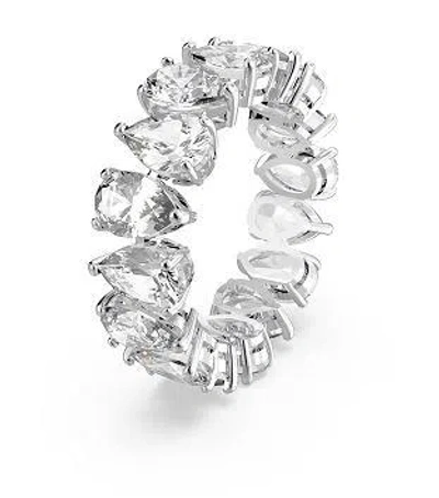 Swarovski Vittore Pear Cut Crystal Ring In Multicolor
