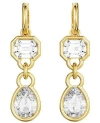 Swarovski Dextera Crystal Drop Earrings In Multicolor