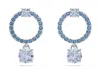 Swarovski Attract Drop Earrings In Multicolor