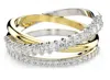 Swarovski Hyperbola Crystal Multi Row Ring In Multicolor