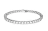 Swarovski Crystal Round Cut Matrix Tennis Bracelet In Multicolor